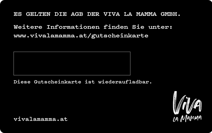 Geschenkkarte Rückseite